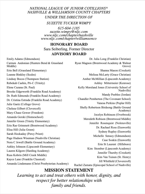 2026-2027 NLJC Advisory Board Members