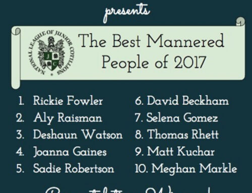 Ten Best-Mannered People of 2017